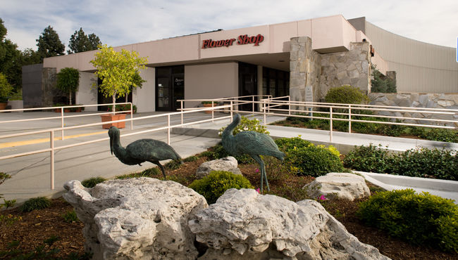 The Flower Shop at Rose Hills Memorial Park & Mortuary in Whittier conveniently provides customizable floral arrangements onsite. 
