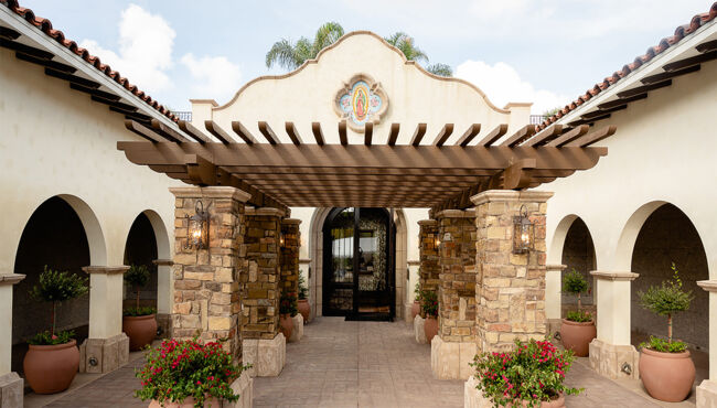Our Lady of Guadalupe Mausoleum entrance
